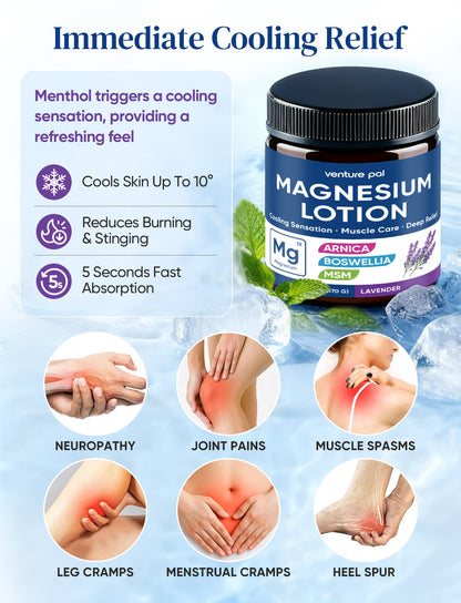 Cooling Magnesium Lotion - Lavender