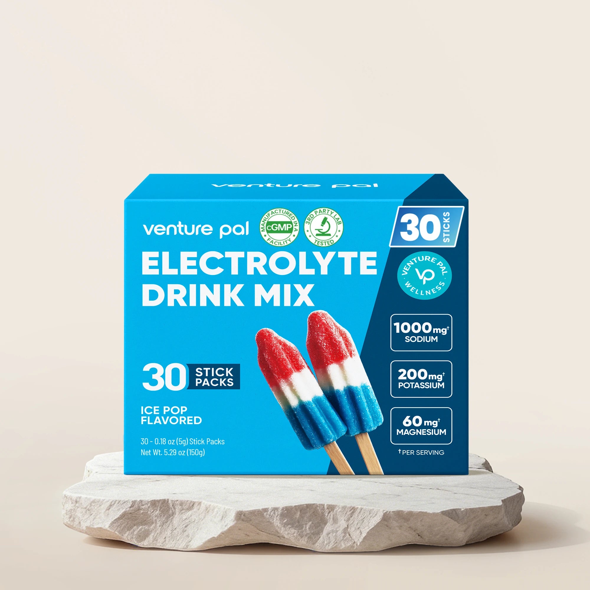 High Sodium Sugar-Free Electrolyte Powder Packets