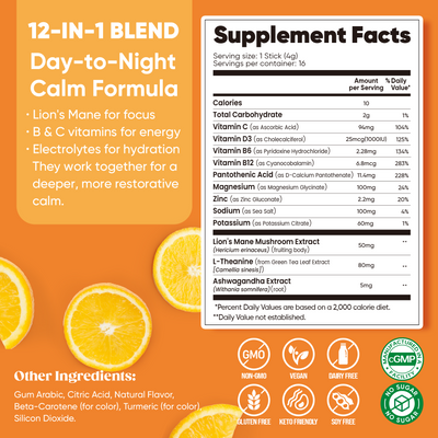 Magnesium Glycinate Powdered Drink Mix