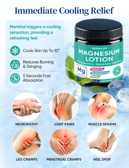 Cooling Magnesium Lotion - Unscented