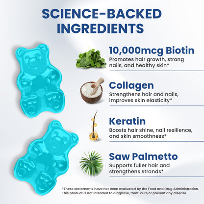 Biotin Gummies – Blueberry
