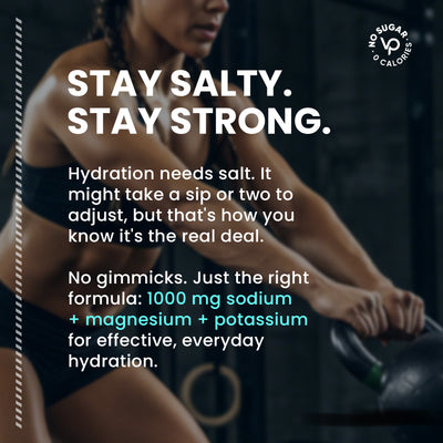 High Sodium Sugar-Free Electrolyte Powder Packets