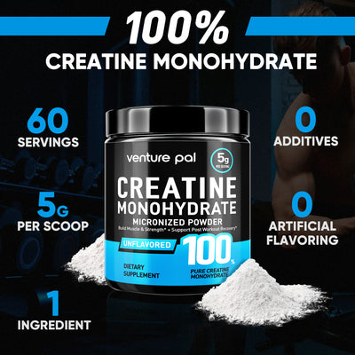 Micronized Creatine Monohydrate Powder – 60 Servings