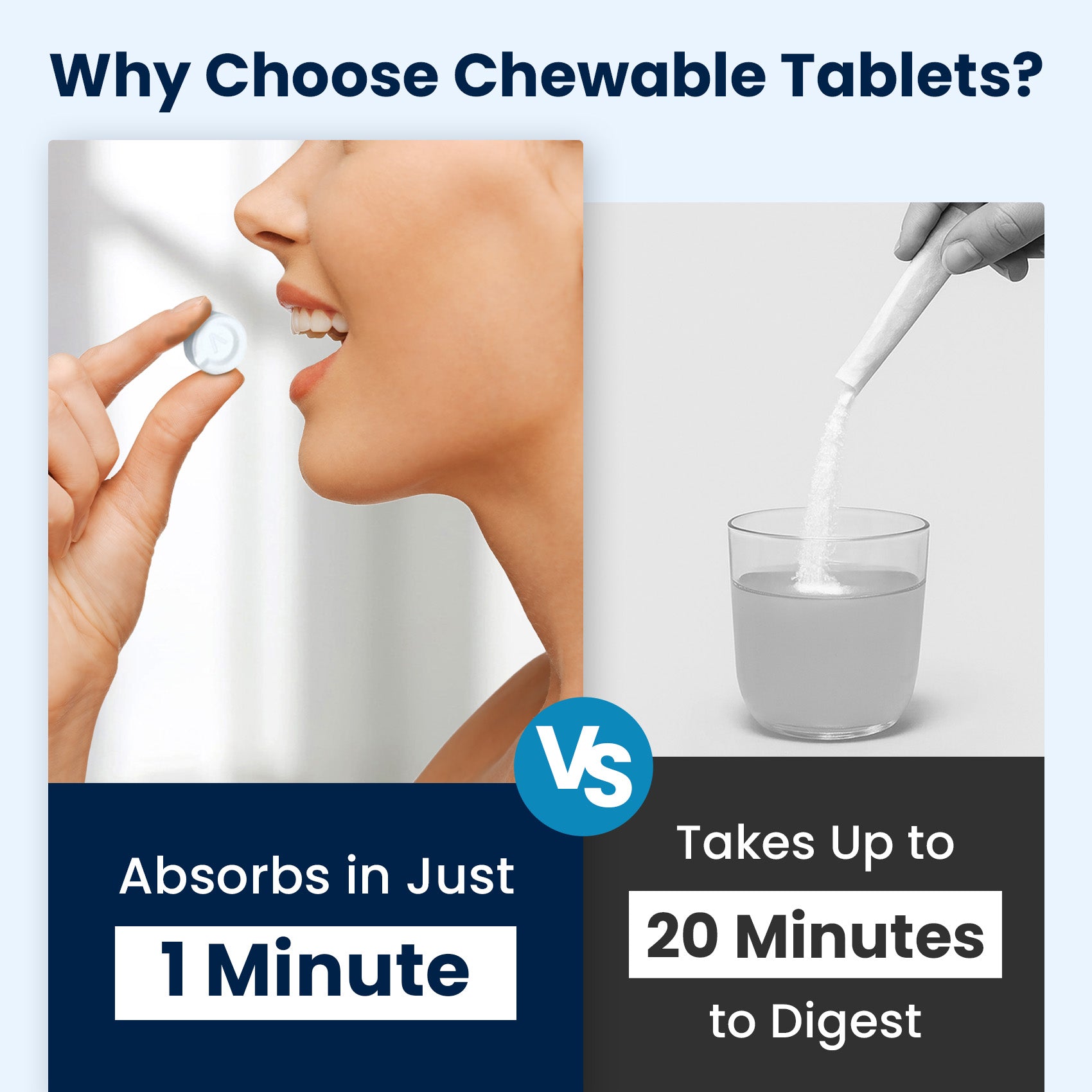 Chewable Electrolyte Tablets - Variety Pack - 80 Tablets