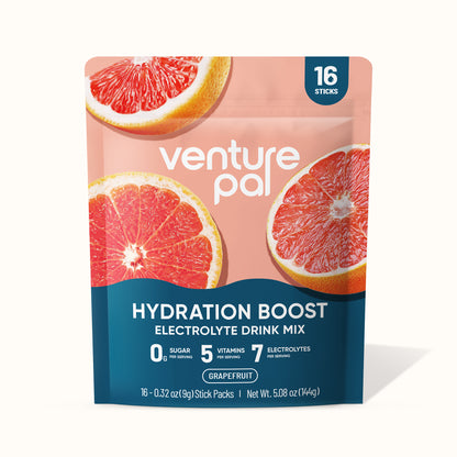 Sugar Free Electrolyte Powder Packets - Grapefruit - 16 Sticks