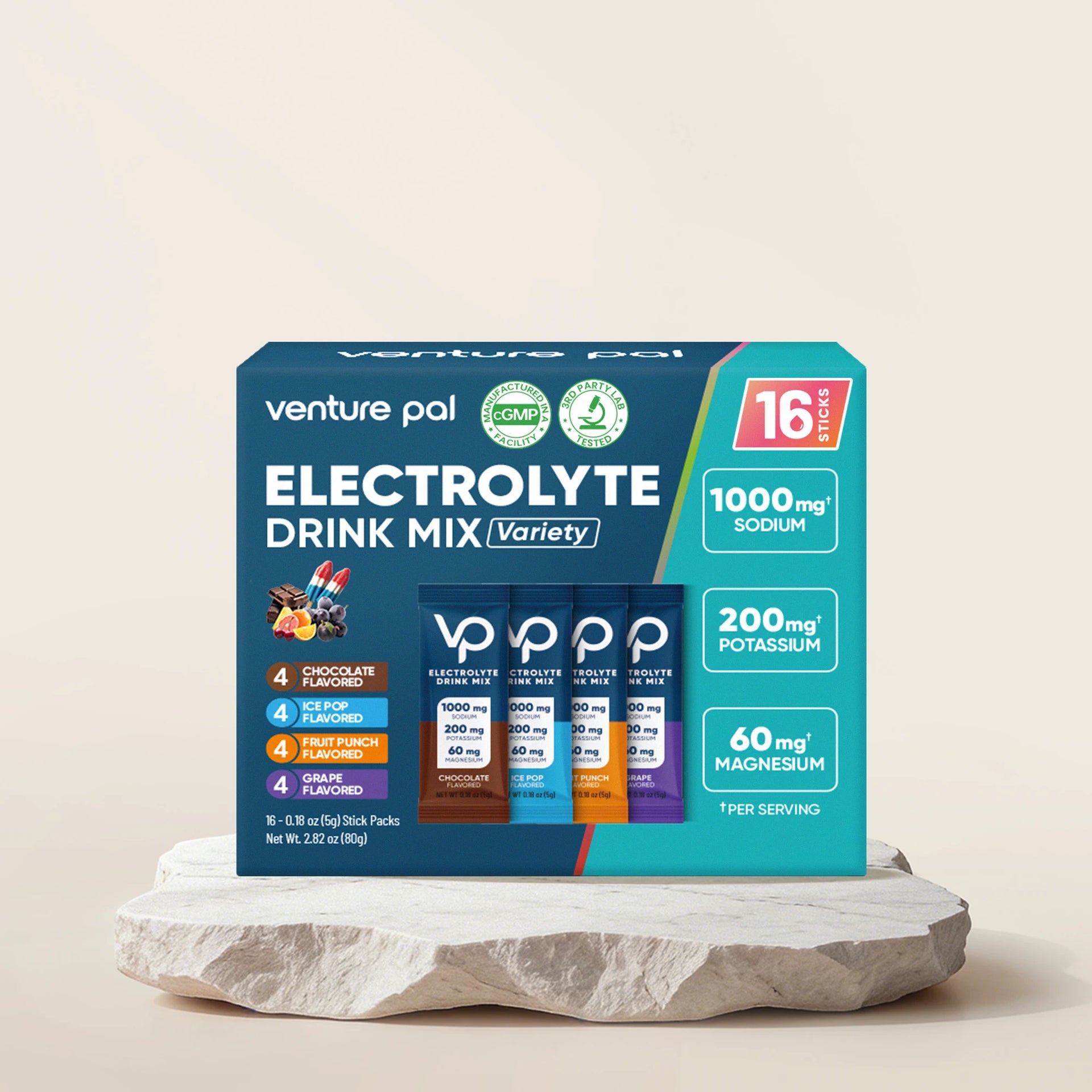 Electrolyte Drink Mix & Electrolyte Powder for High Sodium Support