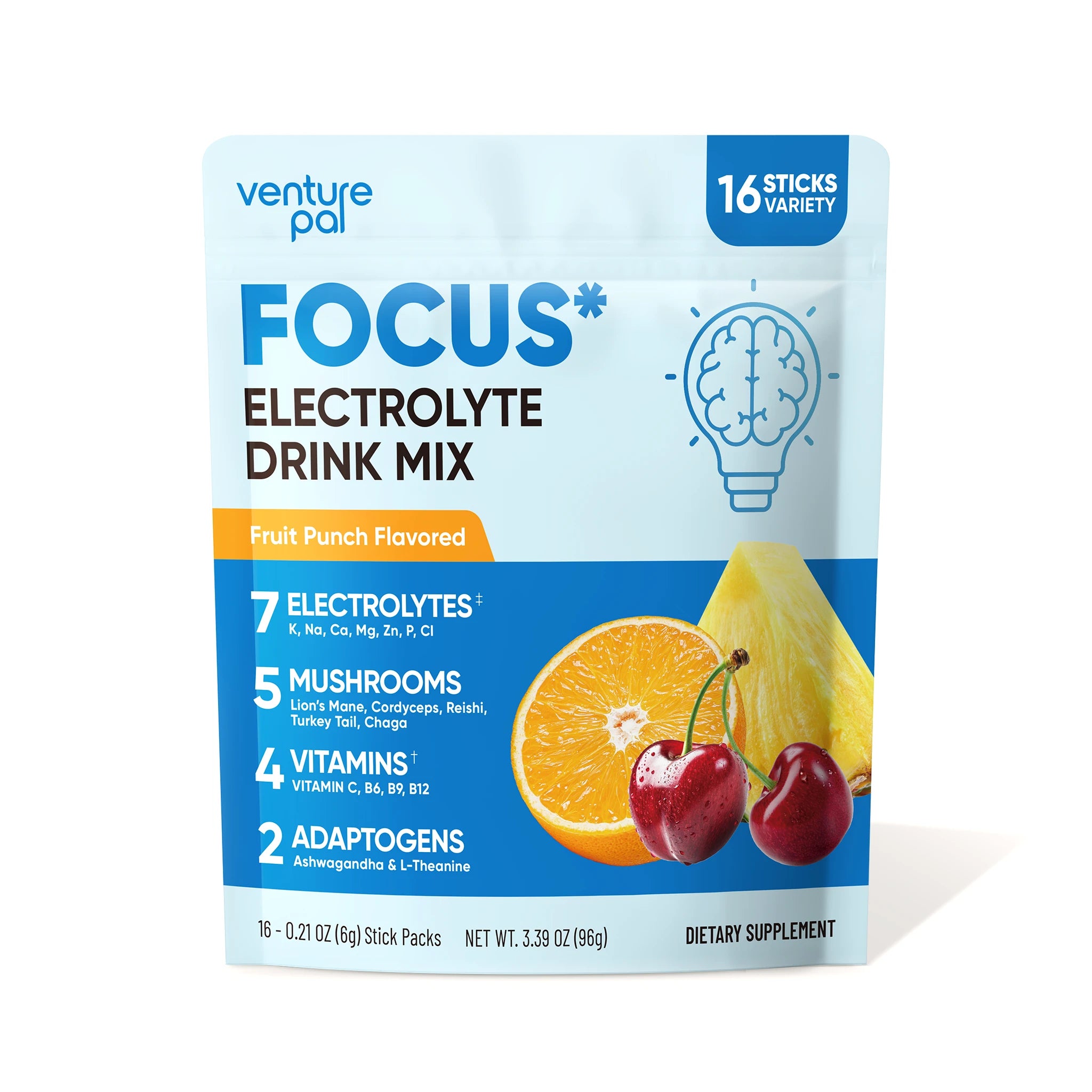 Focus Electrolyte Drink Mix - Fruit Punch