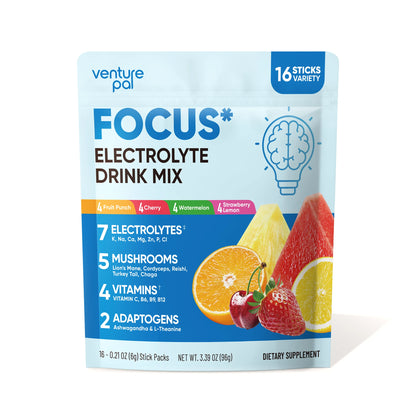 Focus Electrolyte Drink Mix - Variety Pack