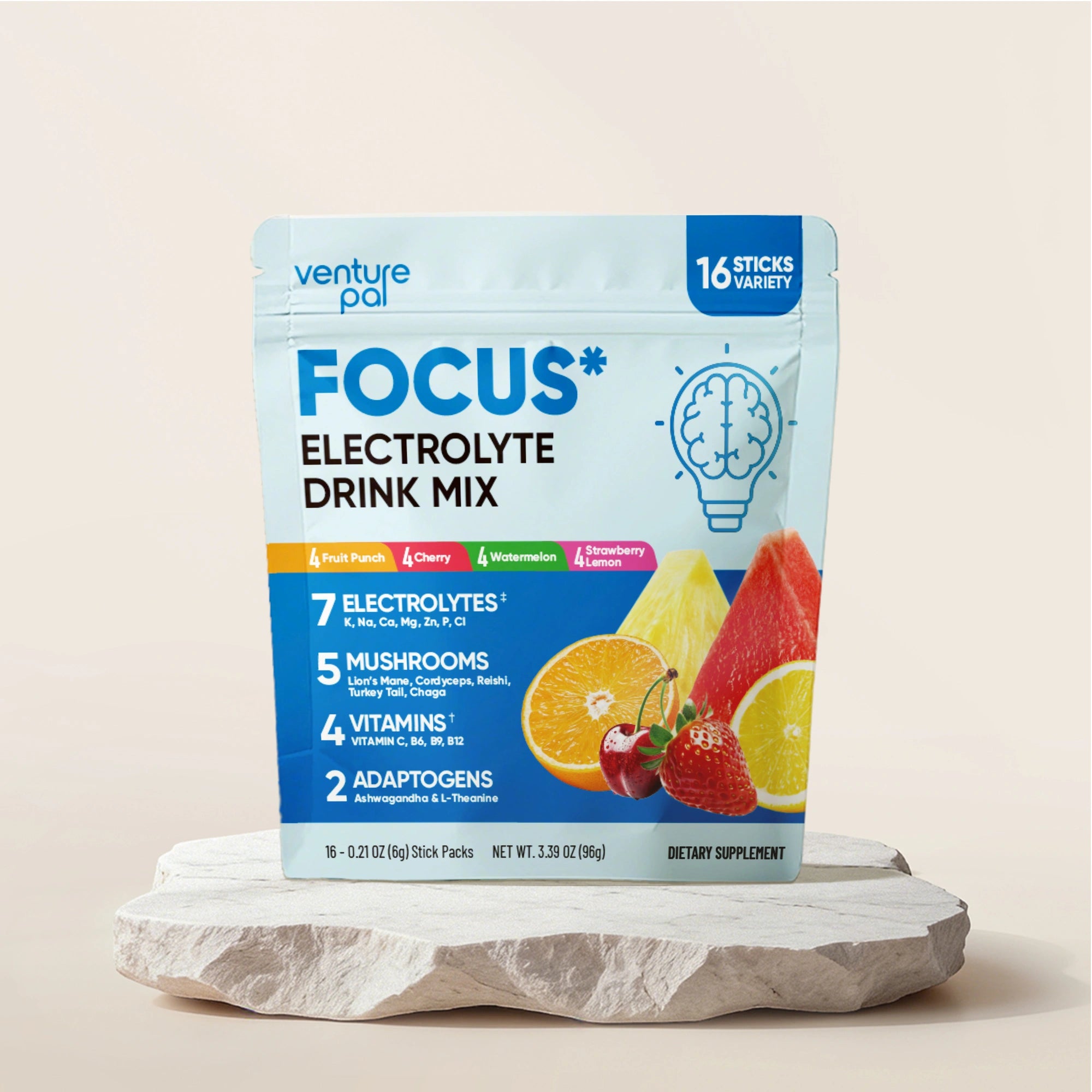 Focus Electrolyte Drink Mix - Variety Pack