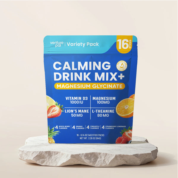 Venture Pal Magnesium Glycinate Powder | Calm Drink Mix