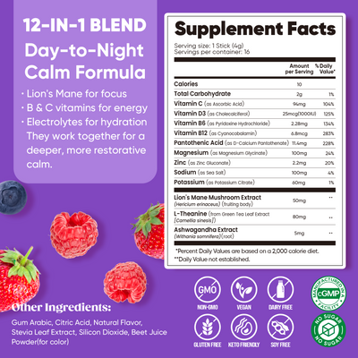 Magnesium Glycinate Powdered Drink Mix