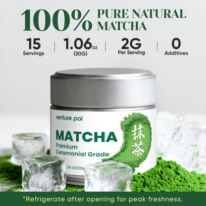Ceremonial Grade Matcha Powder - 30g/1.06oz
