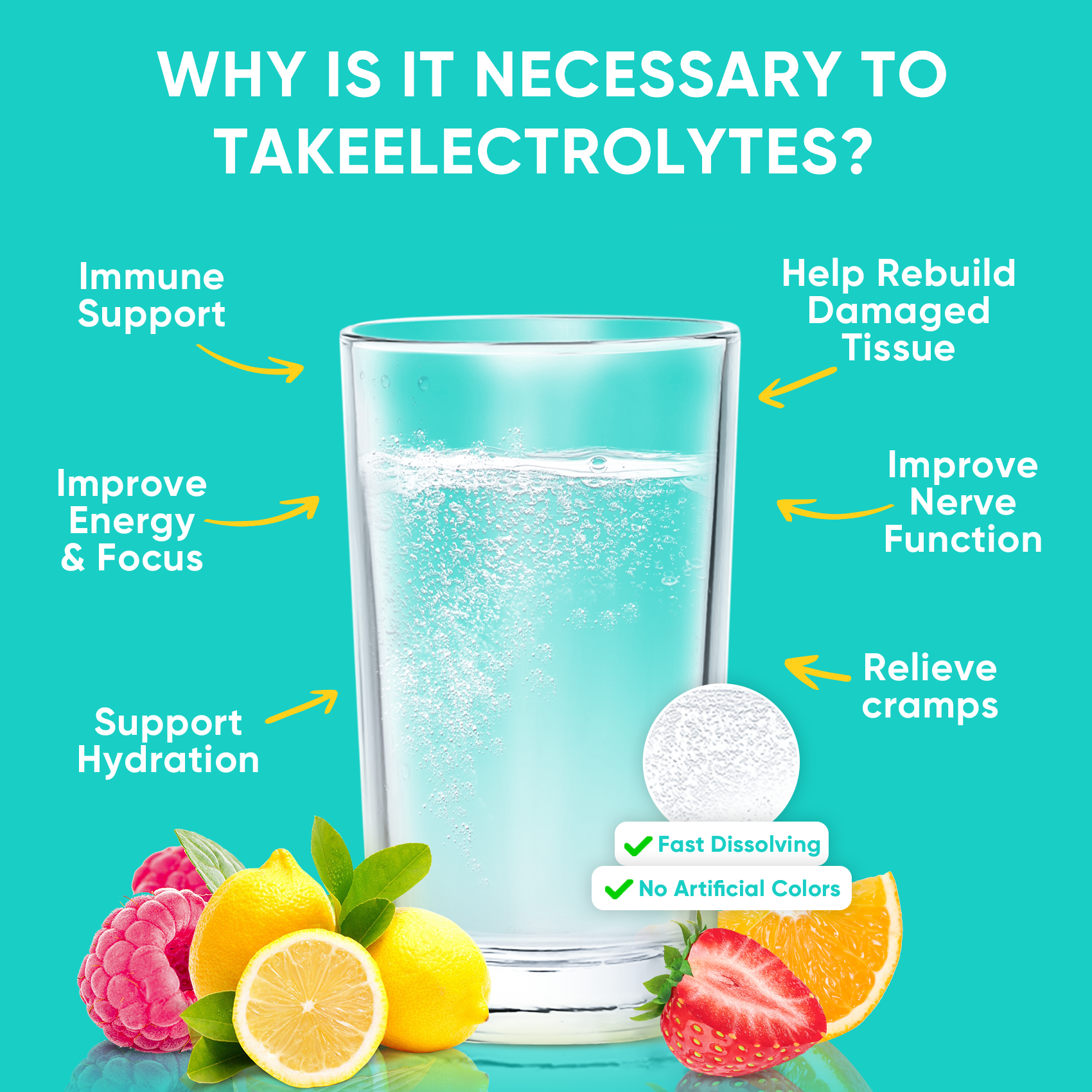 Sugar Free Electrolyte Powder Packets