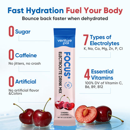 Focus Electrolyte Drink Mix - Cherry