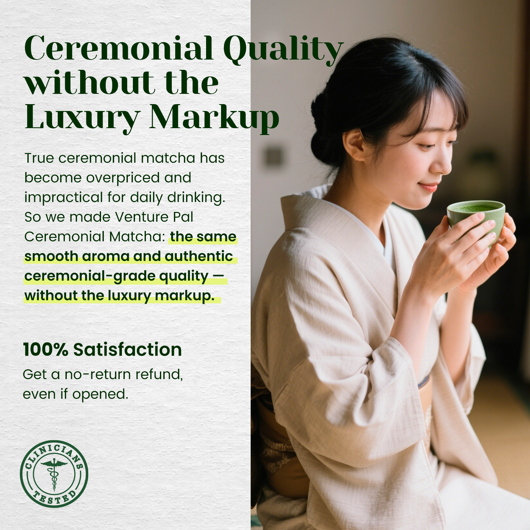 Ceremonial Grade Matcha Powder