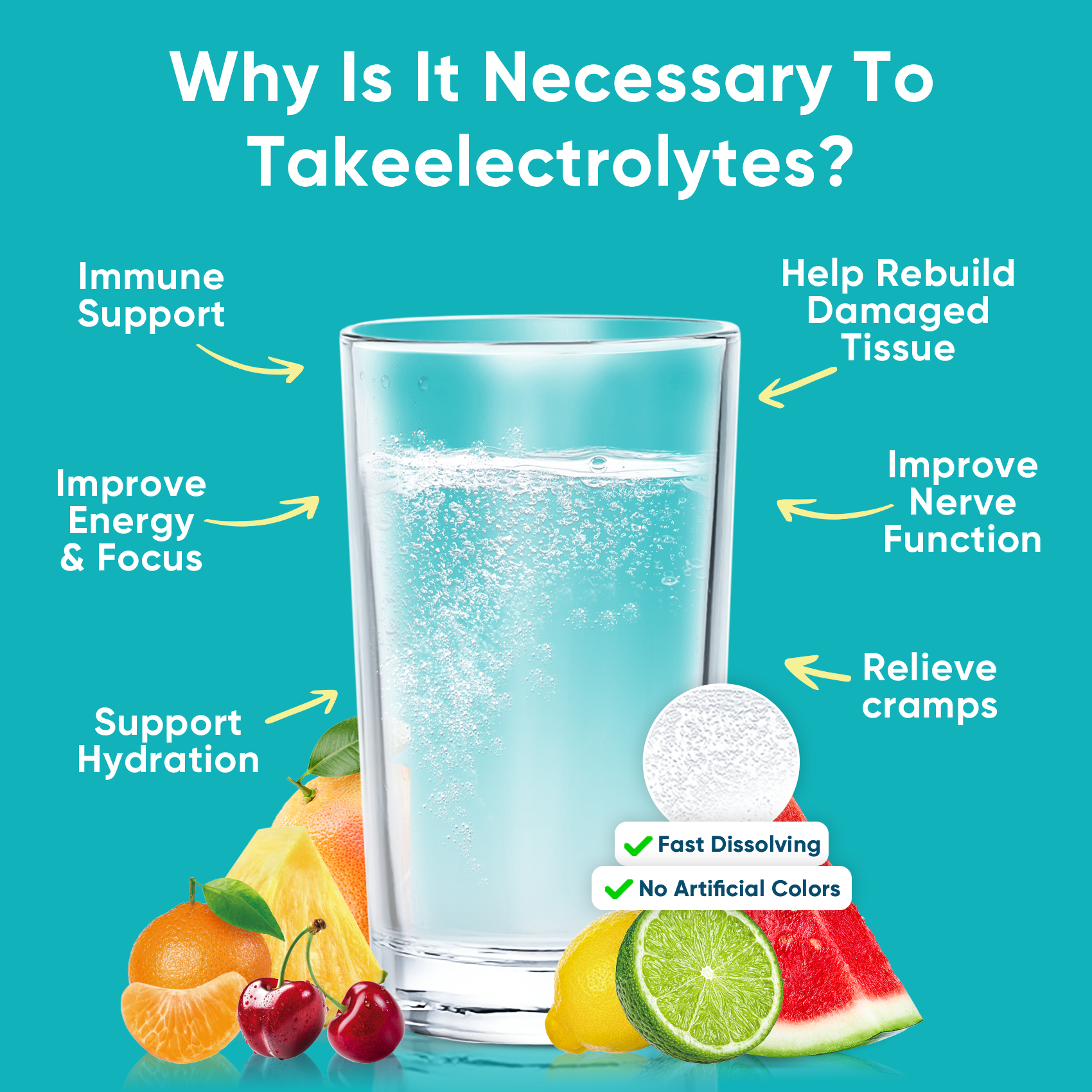 Sugar Free Electrolyte Powder Packets