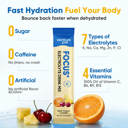 Focus Electrolyte Drink Mix - Fruit Punch