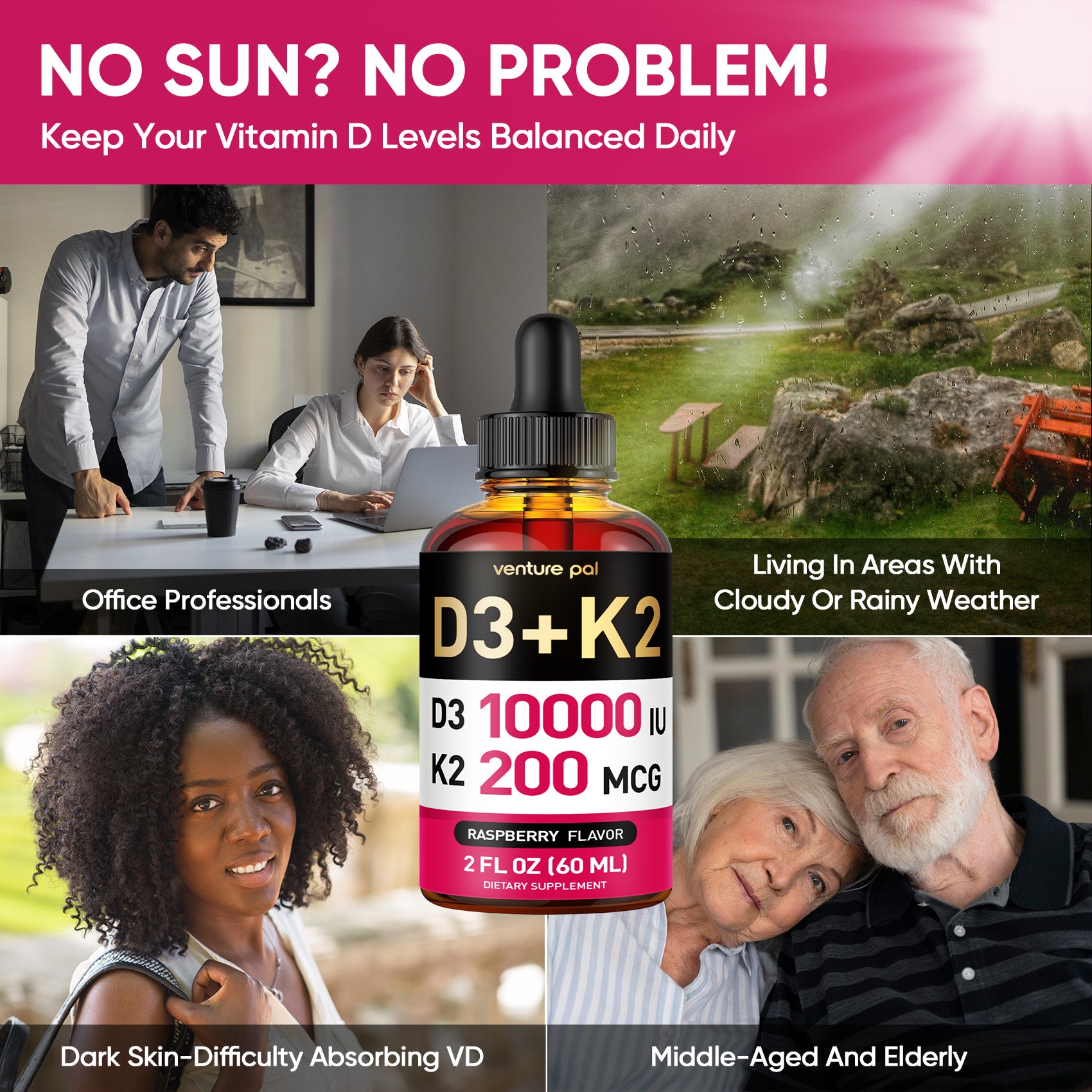 Vitamin D3 10000 IU Plus K2 (MK-7)