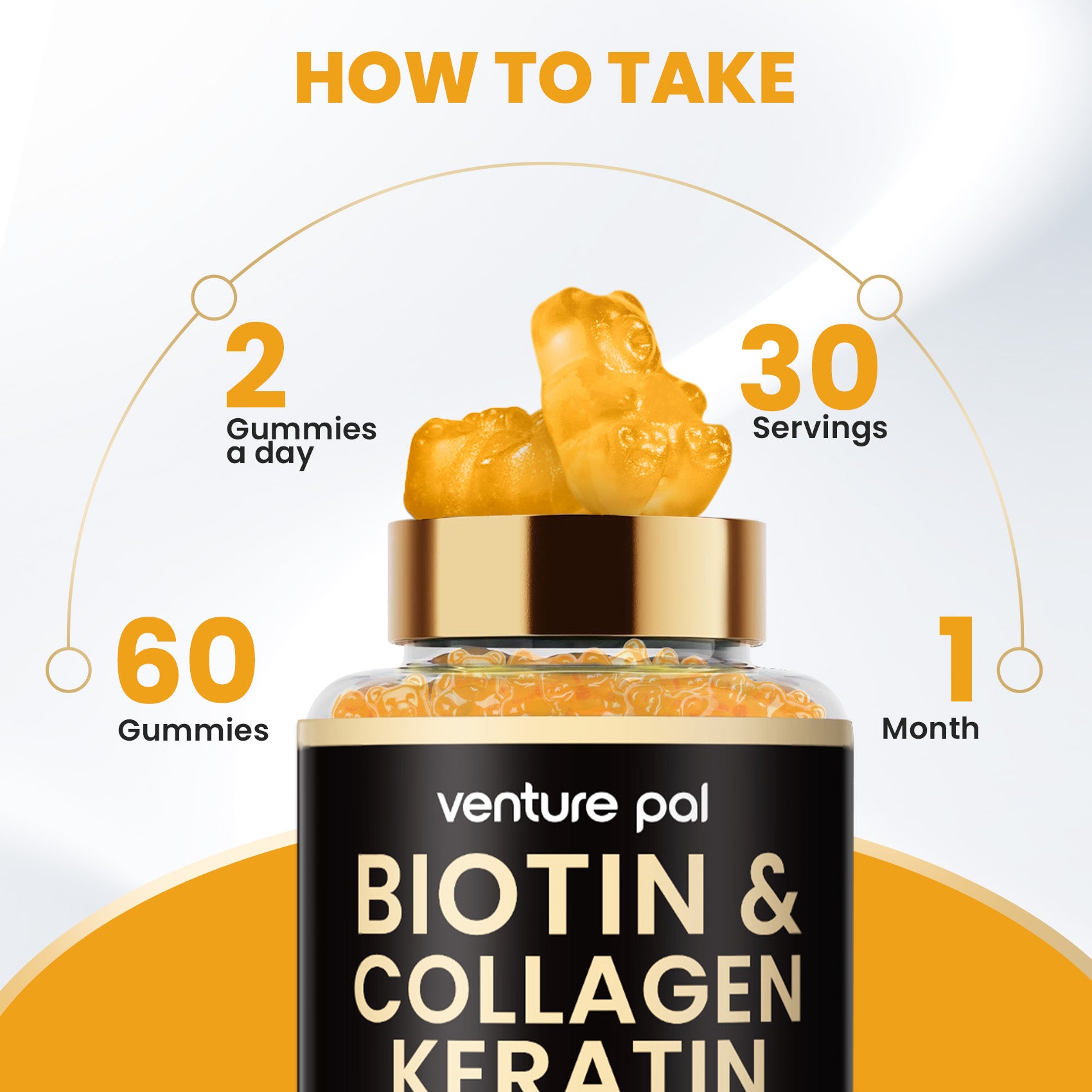 Biotin Gummies – Pineapple