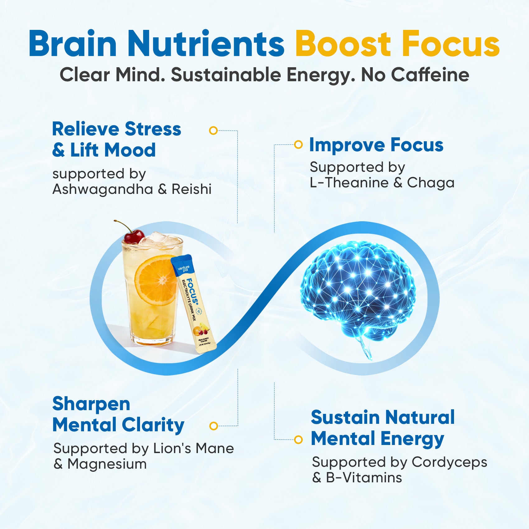 Focus Electrolyte Drink Mix - Fruit Punch
