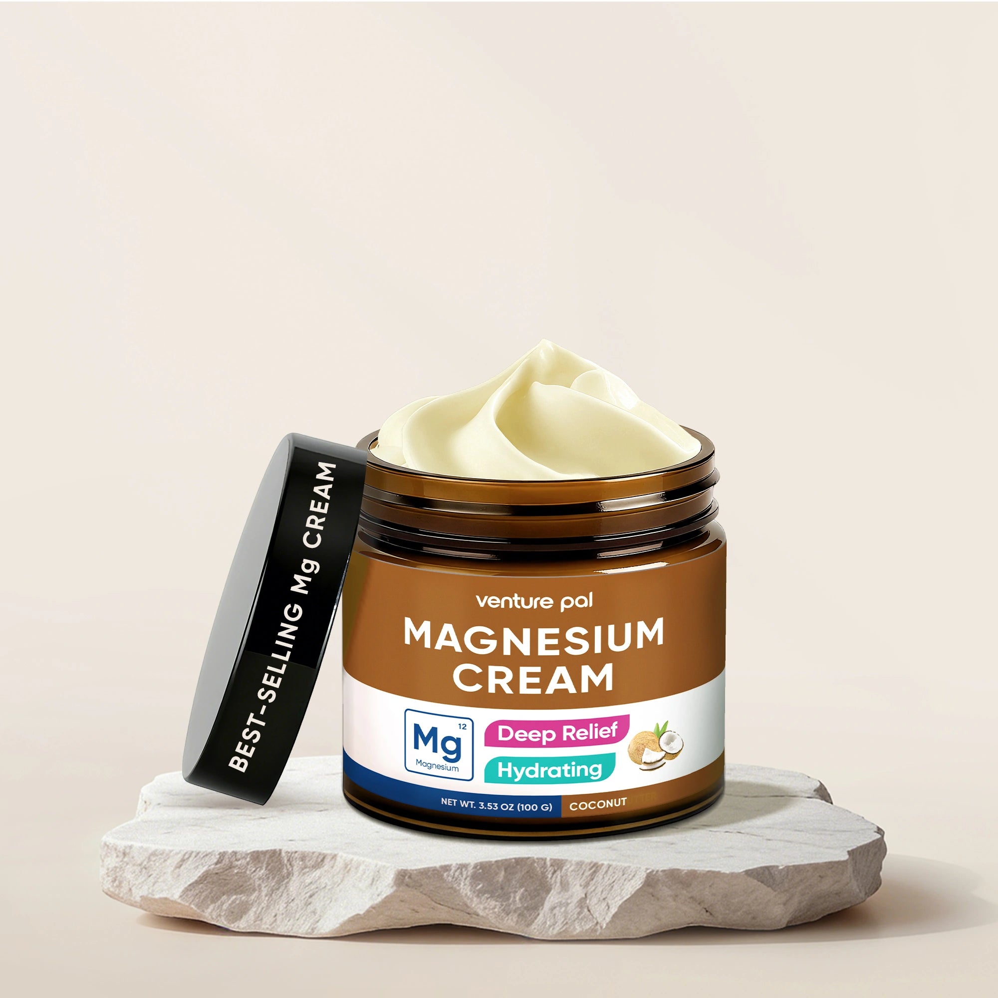 Venture Pal Topical Magnesium Cream for Sleep & Calm