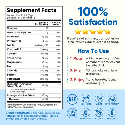 Focus Electrolyte Drink Mix