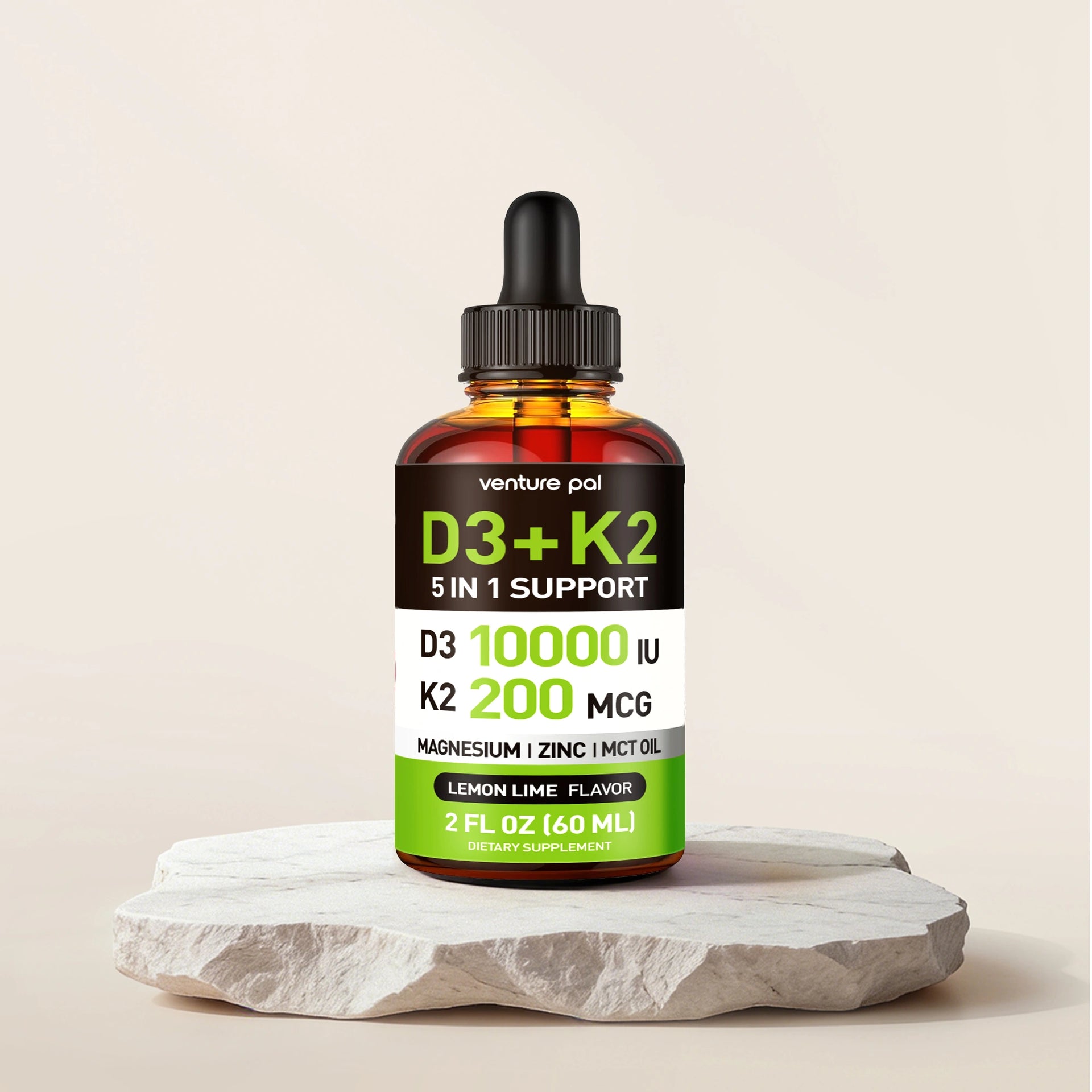 Venture Pal Liquid 10000ui Vitamin D3 + K2