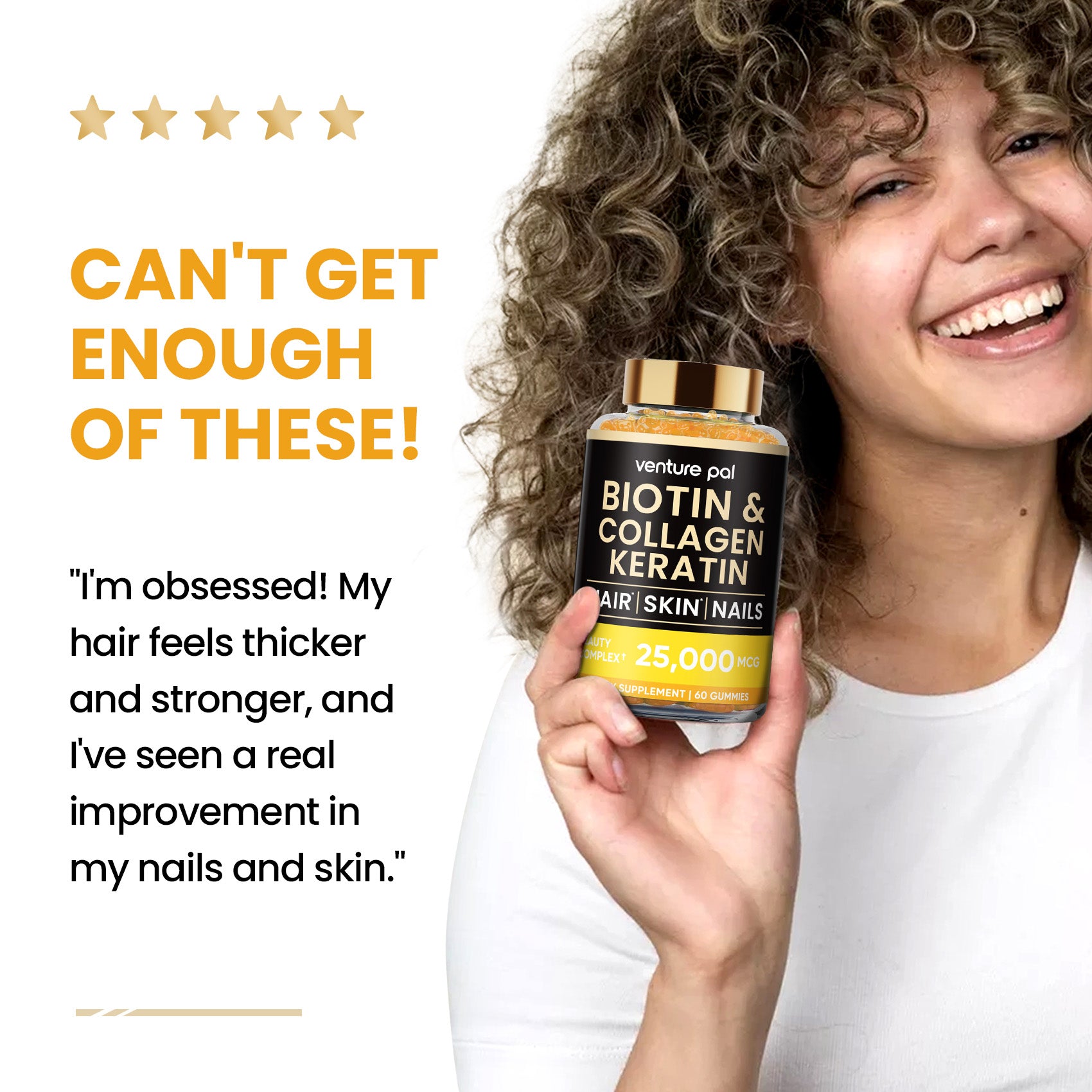 Biotin Gummies – Pineapple