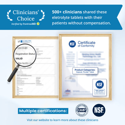 Chewable Electrolyte Tablets