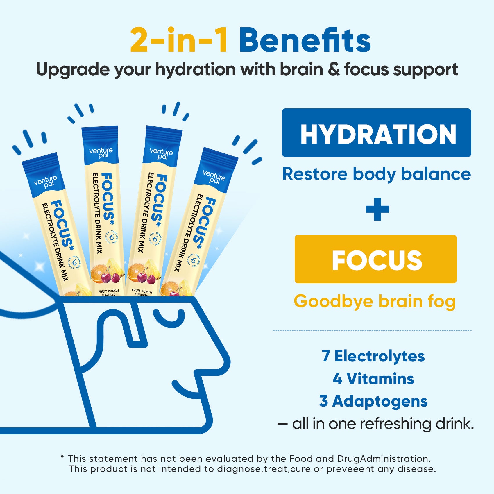 Focus Electrolyte Drink Mix