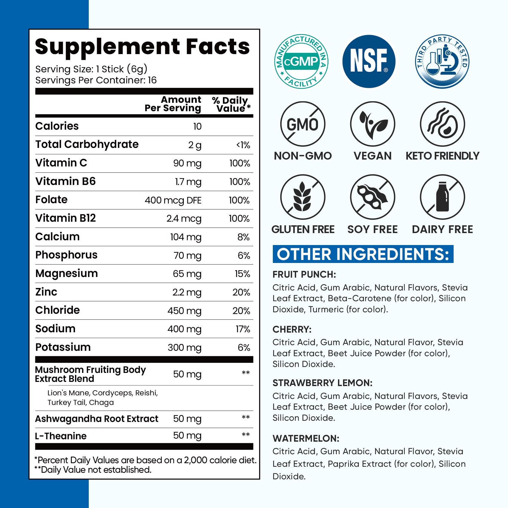 Focus Electrolyte Drink Mix - Watermelon