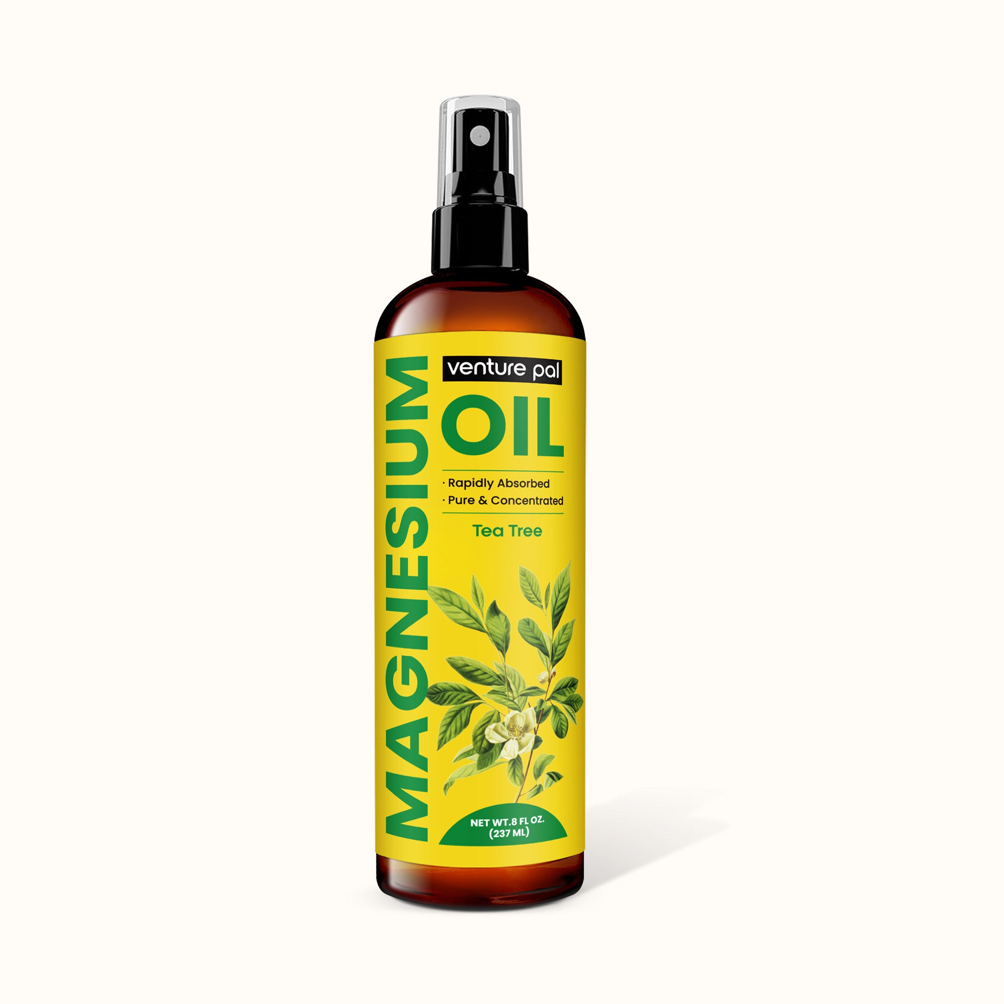 Venture Pal 100% Pure Magnesium Oil Spray - Tea Tree - Big 8 oz