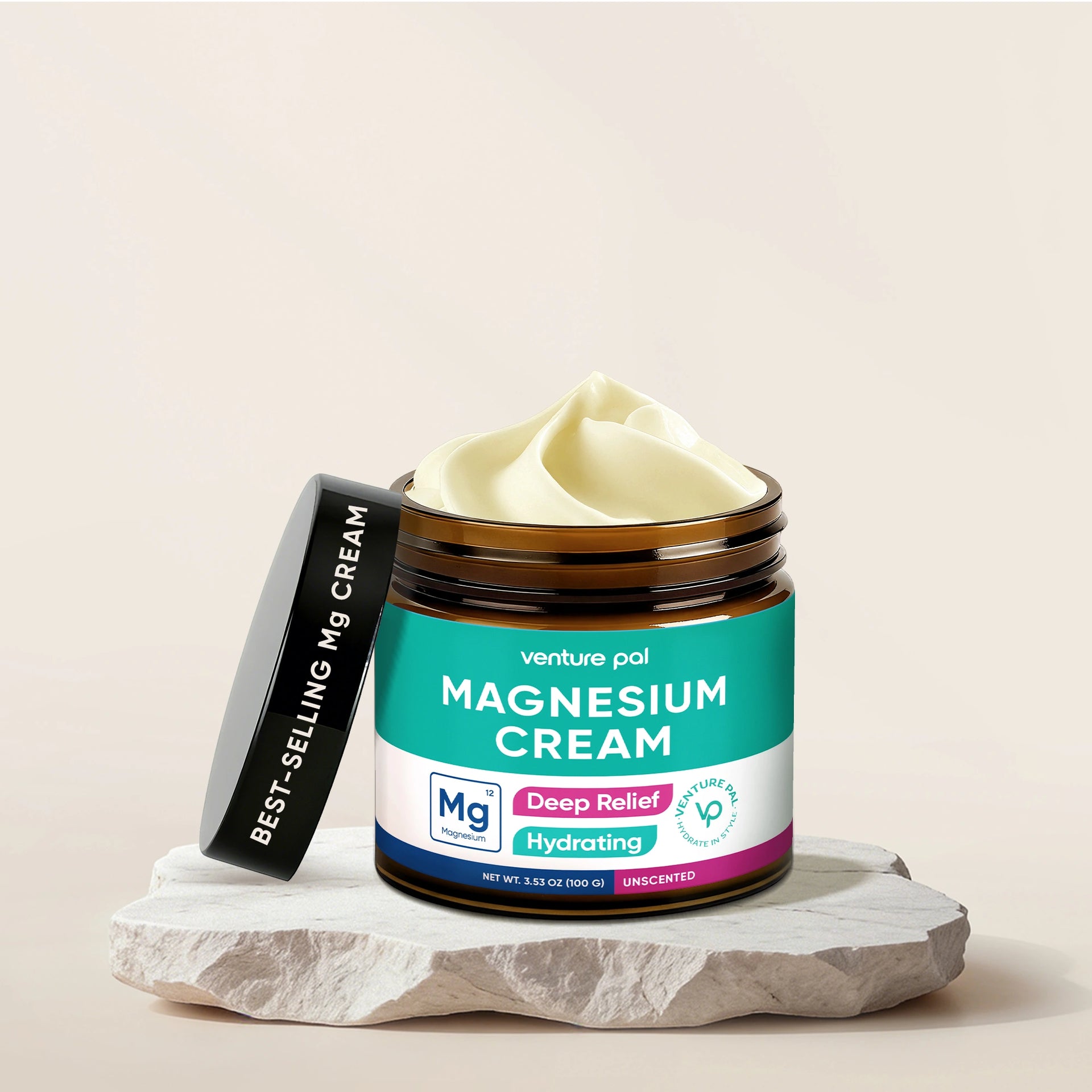 Venture Pal Topical Magnesium Cream for Sleep & Calm