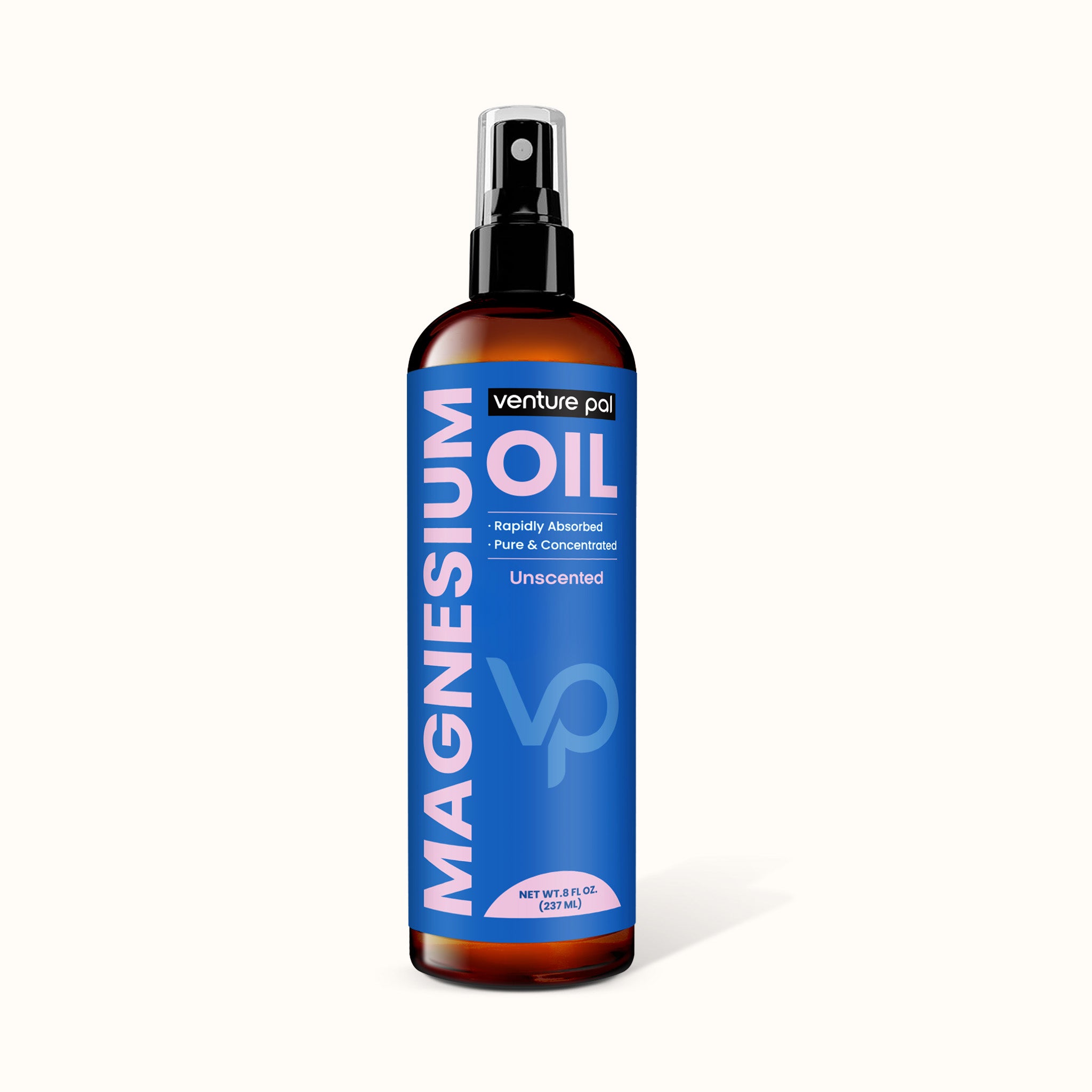 Venture Pal 100% Pure Magnesium Oil Spray - Unflavored - Big 8 oz