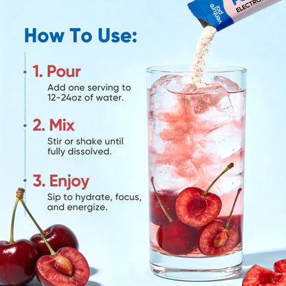 Focus Electrolyte Drink Mix - Cherry