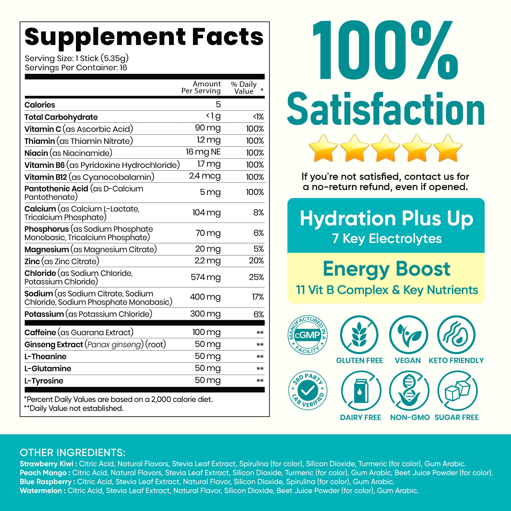 Energy Electrolyte Drink Mix