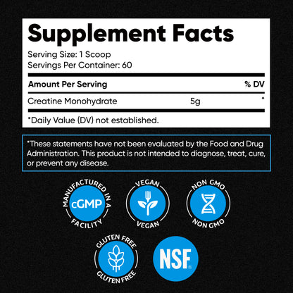 Venture Pal Micronized Creatine Monohydrate Powder – 60 Servings