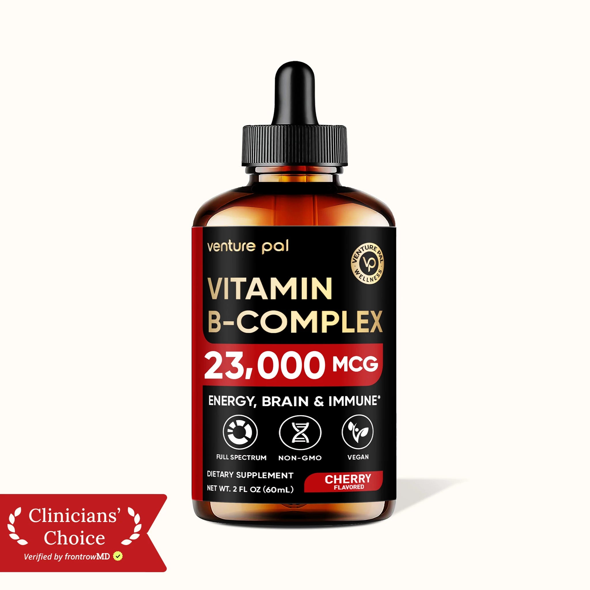 Vitamin B - complex - Cherry - 200 mcg Liquid Drops