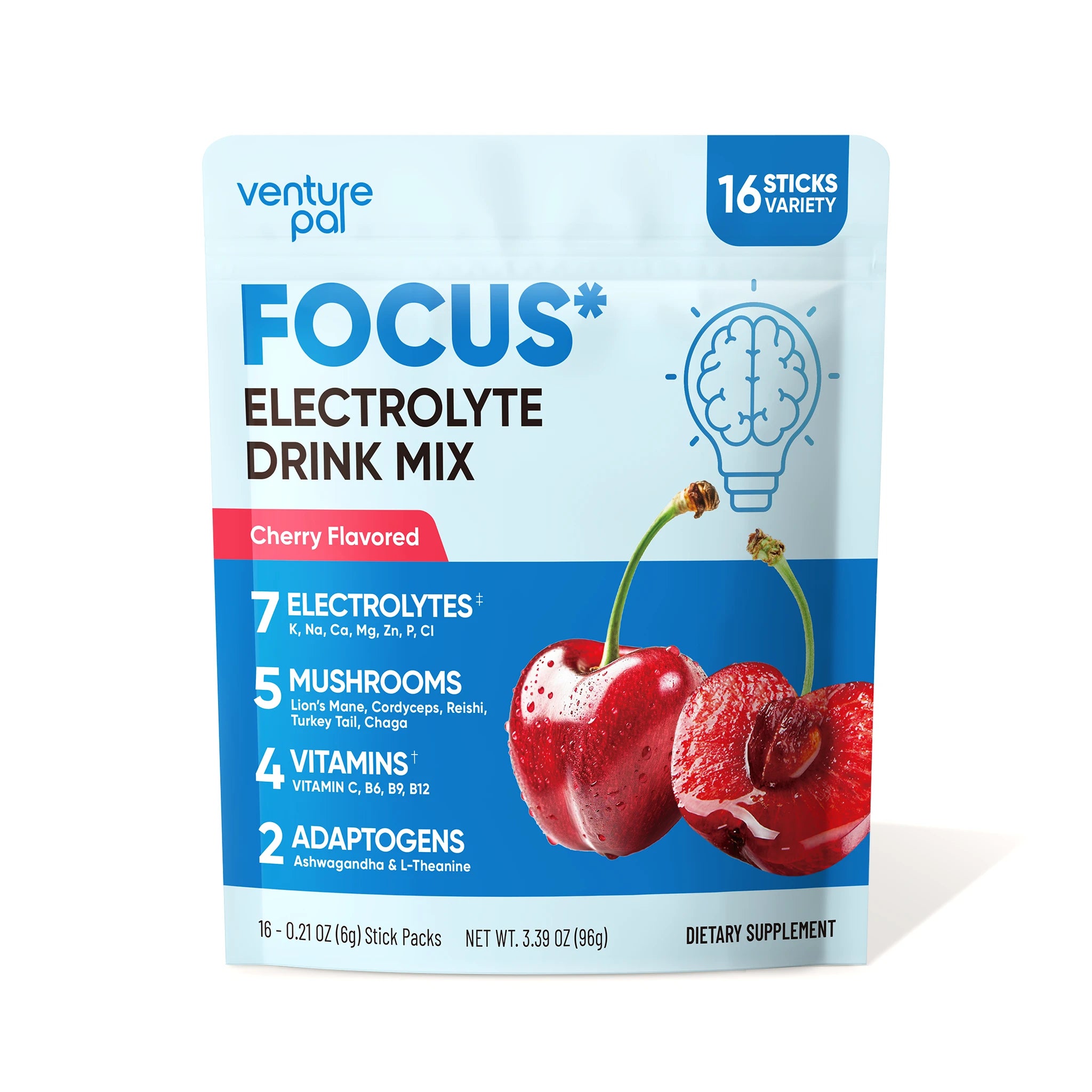 Focus Electrolyte Drink Mix - Cherry