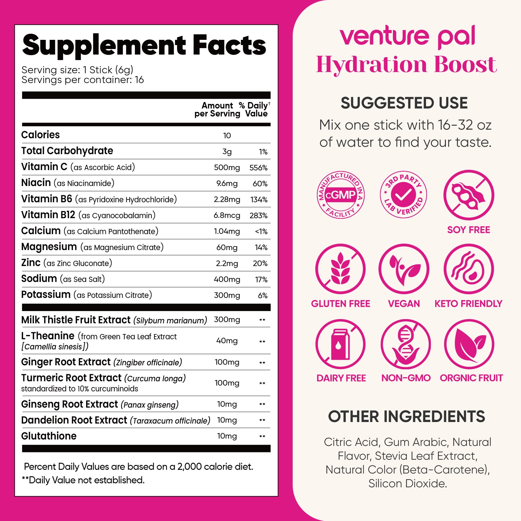 Liver Support Sugar Free Electrolyte Powder Packets