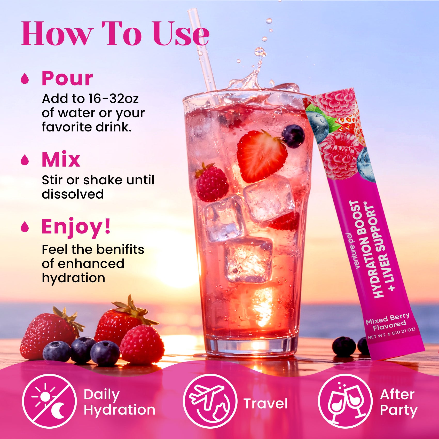 Liver Support Sugar Free Electrolyte Powder Packets