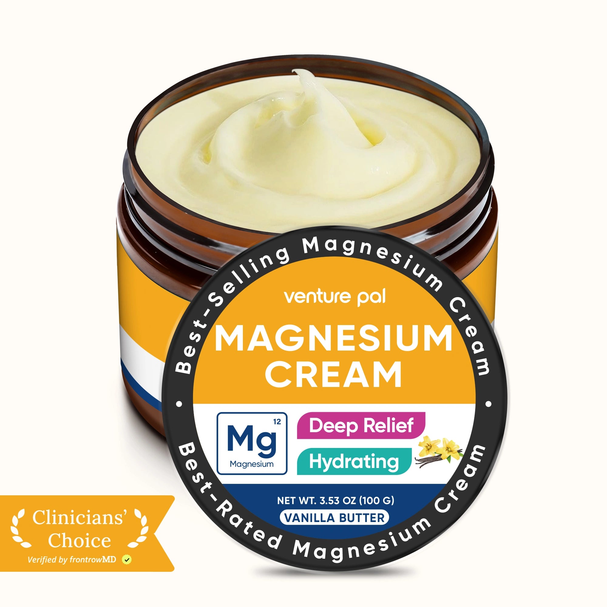 Topical Magnesium Cream - Vanilla Butter