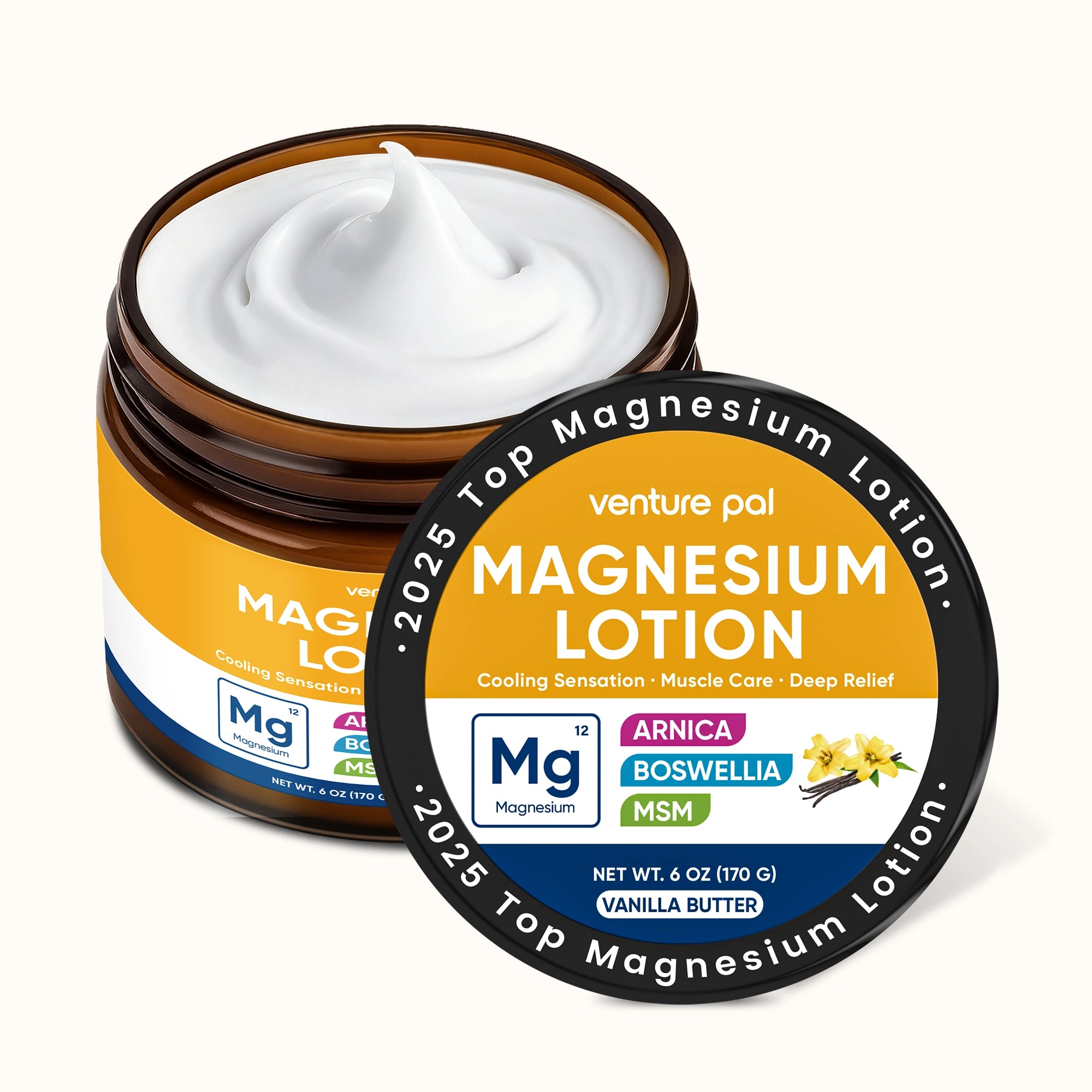 Cooling Magnesium Lotion - Vanilla Butter