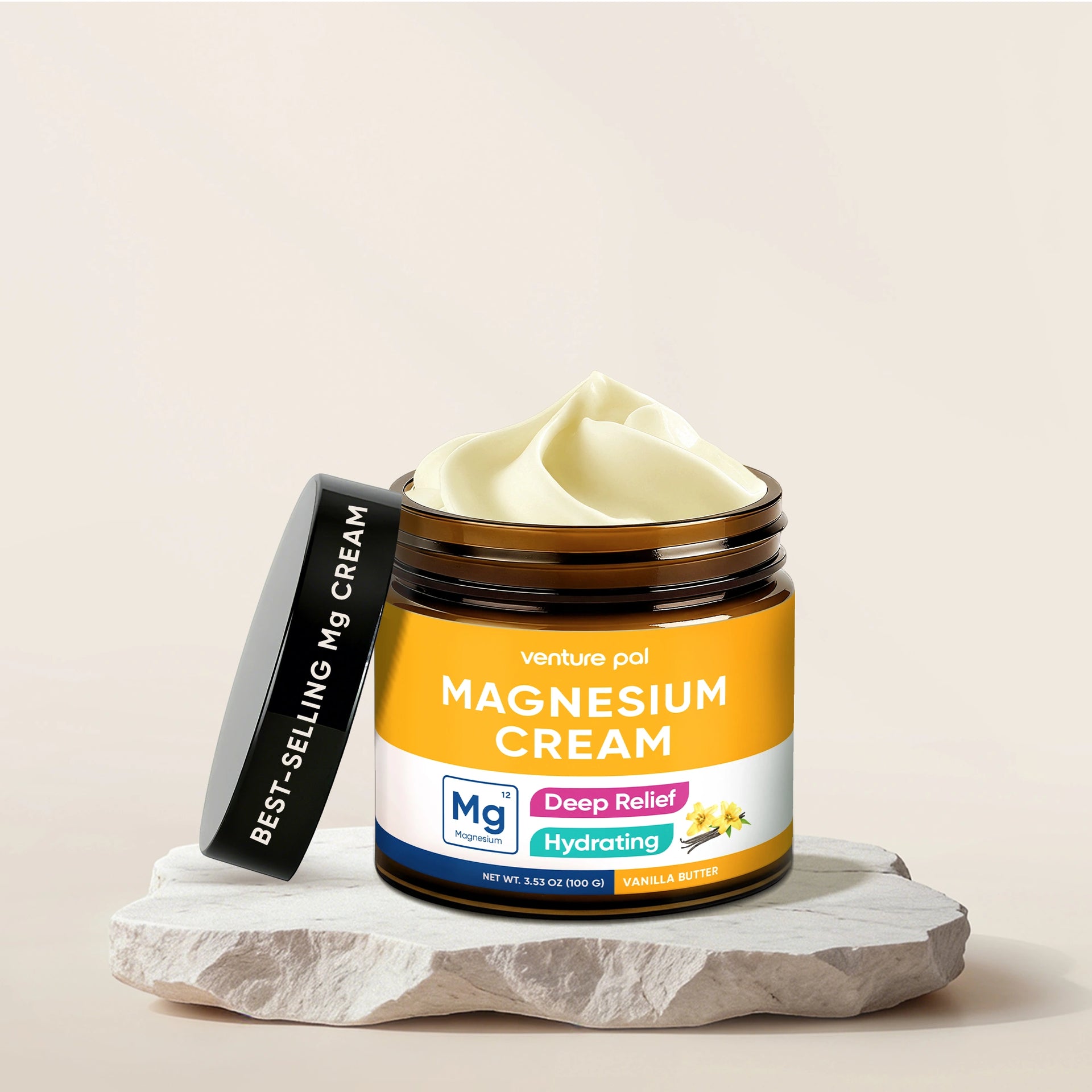 Venture Pal Topical Magnesium Cream for Sleep & Calm