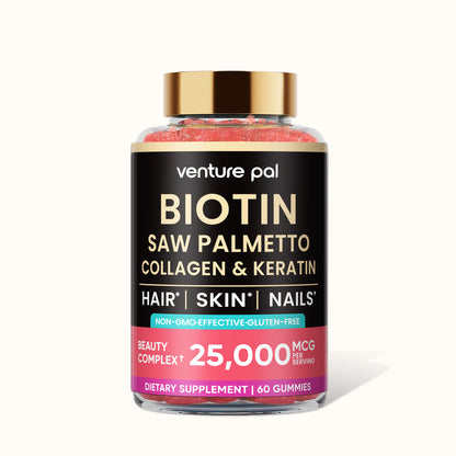 Venture Pal Biotin Gummies – Strawberry