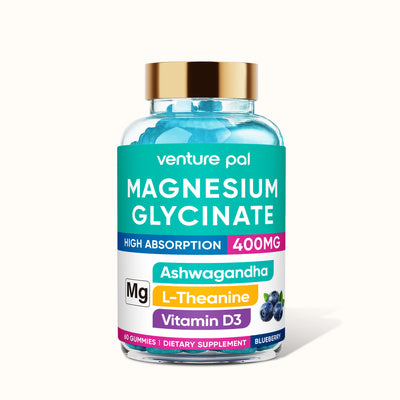 60 Day Supply Magnesium Glycinate Gummies - Blueberry