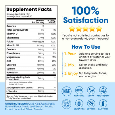 Focus Electrolyte Drink Mix