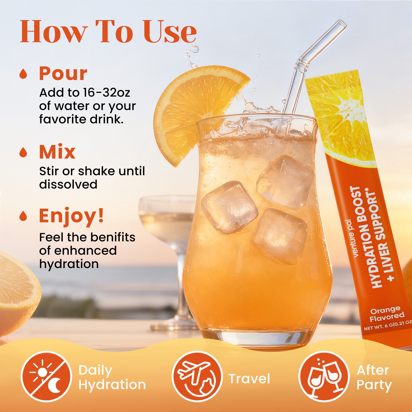 Liver Support Sugar Free Electrolyte Powder Packets