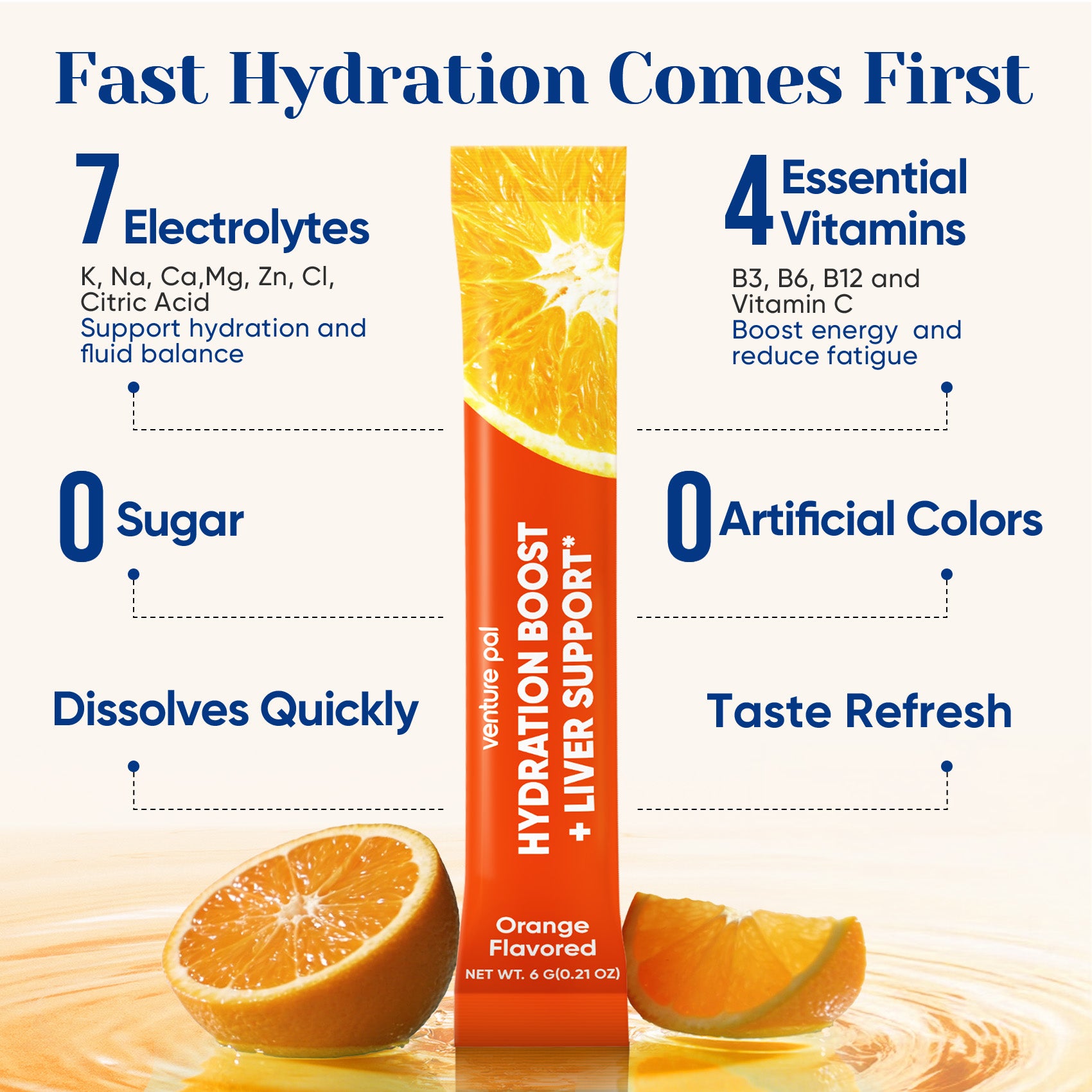 Liver Support Sugar Free Electrolyte Powder Packets