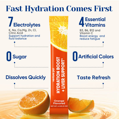 Liver Support Sugar Free Electrolyte Powder Packets